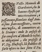 An illustration from Manuale di giardinieri : diuiso in tre libri ... (1649)