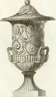 An illustration from Manuale di varj ornamenti componenti la serie de' vasj antichi : si' di marmo che di bronzo esistenti in Roma e fuori (1821)