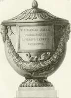 Picture 42 of 83 from Manuale di varj ornamenti componenti la serie de' vasj antichi : si' di marmo che di bronzo esistenti in Roma e fuori (1821), leaf 110