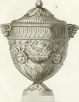 An illustration from Manuale di varj ornamenti componenti la serie de' vasj antichi : si' di marmo che di bronzo esistenti in Roma e fuori (1821)
