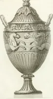 An illustration from Manuale di varj ornamenti componenti la serie de' vasj antichi : si' di marmo che di bronzo esistenti in Roma e fuori (1821)