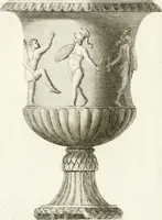 An illustration from Manuale di varj ornamenti componenti la serie de' vasj antichi : si' di marmo che di bronzo esistenti in Roma e fuori (1821)
