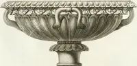 An illustration from Manuale di varj ornamenti componenti la serie de' vasj antichi : si' di marmo che di bronzo esistenti in Roma e fuori (1821)