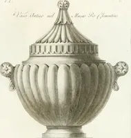 An illustration from Manuale di varj ornamenti componenti la serie de' vasj antichi : si' di marmo che di bronzo esistenti in Roma e fuori (1821)