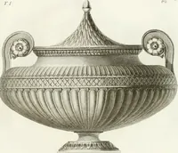An illustration from Manuale di varj ornamenti componenti la serie de' vasj antichi : si' di marmo che di bronzo esistenti in Roma e fuori (1821)