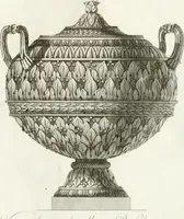 An illustration from Manuale di varj ornamenti componenti la serie de' vasj antichi : si' di marmo che di bronzo esistenti in Roma e fuori (1821)