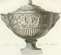 An illustration from Manuale di varj ornamenti componenti la serie de' vasj antichi : si' di marmo che di bronzo esistenti in Roma e fuori (1821)