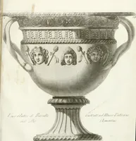 An illustration from Manuale di varj ornamenti componenti la serie de' vasj antichi : si' di marmo che di bronzo esistenti in Roma e fuori (1821)