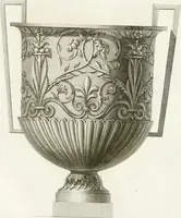 An illustration from Manuale di varj ornamenti componenti la serie de' vasj antichi : si' di marmo che di bronzo esistenti in Roma e fuori (1821)