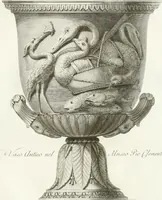 Picture 18 of 83 from Manuale di varj ornamenti componenti la serie de' vasj antichi : si' di marmo che di bronzo esistenti in Roma e fuori (1821), leaf 66