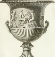 An illustration from Manuale di varj ornamenti componenti la serie de' vasj antichi : si' di marmo che di bronzo esistenti in Roma e fuori (1821)