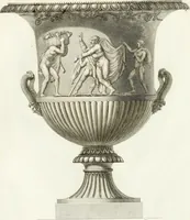An illustration from Manuale di varj ornamenti componenti la serie de' vasj antichi : si' di marmo che di bronzo esistenti in Roma e fuori (1821)