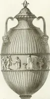 An illustration from Manuale di varj ornamenti componenti la serie de' vasj antichi : si' di marmo che di bronzo esistenti in Roma e fuori (1821)