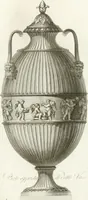 An illustration from Manuale di varj ornamenti componenti la serie de' vasj antichi : si' di marmo che di bronzo esistenti in Roma e fuori (1821)