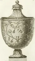 An illustration from Manuale di varj ornamenti componenti la serie de' vasj antichi : si' di marmo che di bronzo esistenti in Roma e fuori (1821)
