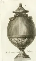 An illustration from Manuale di varj ornamenti componenti la serie de' vasj antichi : si' di marmo che di bronzo esistenti in Roma e fuori (1821)
