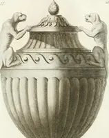 An illustration from Manuale di varj ornamenti componenti la serie de' vasj antichi : si' di marmo che di bronzo esistenti in Roma e fuori (1821)