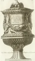An illustration from Manuale di varj ornamenti componenti la serie de' vasj antichi : si' di marmo che di bronzo esistenti in Roma e fuori (1821)