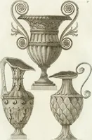 An illustration from Manuale di varj ornamenti componenti la serie de' vasj antichi : si' di marmo che di bronzo esistenti in Roma e fuori (1821)