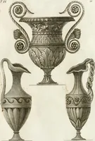 An illustration from Manuale di varj ornamenti componenti la serie de' vasj antichi : si' di marmo che di bronzo esistenti in Roma e fuori (1821)