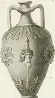 An illustration from Manuale di varj ornamenti componenti la serie de' vasj antichi : si' di marmo che di bronzo esistenti in Roma e fuori (1821)