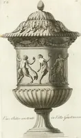 An illustration from Manuale di varj ornamenti componenti la serie de' vasj antichi : si' di marmo che di bronzo esistenti in Roma e fuori (1821)