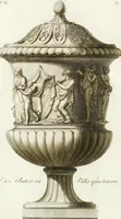 An illustration from Manuale di varj ornamenti componenti la serie de' vasj antichi : si' di marmo che di bronzo esistenti in Roma e fuori (1821)