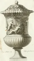 An illustration from Manuale di varj ornamenti componenti la serie de' vasj antichi : si' di marmo che di bronzo esistenti in Roma e fuori (1821)