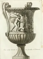 Picture 63 of 64 from Manuale di varj ornamenti componenti la serie de' vasj antichi : si' di marmo che di bronzo esistenti in Roma e fuori (1821), leaf 148