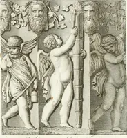 An illustration from Manuale di varj ornamenti componenti la serie de' vasj antichi : si' di marmo che di bronzo esistenti in Roma e fuori (1821)
