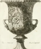 An illustration from Manuale di varj ornamenti componenti la serie de' vasj antichi : si' di marmo che di bronzo esistenti in Roma e fuori (1821)