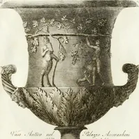 Picture 17 of 64 from Manuale di varj ornamenti componenti la serie de' vasj antichi : si' di marmo che di bronzo esistenti in Roma e fuori (1821), leaf 56