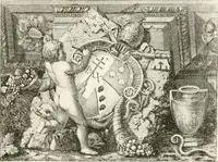 Picture 1 of 64 from Manuale di varj ornamenti componenti la serie de' vasj antichi : si' di marmo che di bronzo esistenti in Roma e fuori (1821), leaf 6