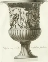 Picture 19 of 64 from Manuale di varj ornamenti componenti la serie de' vasj antichi : si' di marmo che di bronzo esistenti in Roma e fuori (1821), leaf 62