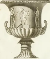 An illustration from Manuale di varj ornamenti componenti la serie de' vasj antichi : si' di marmo che di bronzo esistenti in Roma e fuori (1821)