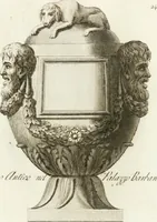 An illustration from Manuale di varj ornamenti componenti la serie de' vasj antichi : si' di marmo che di bronzo esistenti in Roma e fuori (1821)