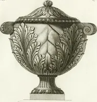 Picture 28 of 64 from Manuale di varj ornamenti componenti la serie de' vasj antichi : si' di marmo che di bronzo esistenti in Roma e fuori (1821), leaf 80