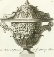 An illustration from Manuale di varj ornamenti componenti la serie de' vasj antichi : si' di marmo che di bronzo esistenti in Roma e fuori (1821)
