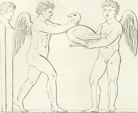 An illustration from Manuale di varj ornamenti componenti la serie de' vasj antichi : si' di marmo che di bronzo esistenti in Roma e fuori (1821)