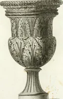 An illustration from Manuale di varj ornamenti componenti la serie de' vasj antichi : si' di marmo che di bronzo esistenti in Roma e fuori (1821)