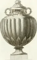 An illustration from Manuale di varj ornamenti componenti la serie de' vasj antichi : si' di marmo che di bronzo esistenti in Roma e fuori (1821)