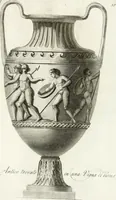 An illustration from Manuale di varj ornamenti componenti la serie de' vasj antichi : si' di marmo che di bronzo esistenti in Roma e fuori (1821)