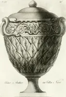 An illustration from Manuale di varj ornamenti componenti la serie de' vasj antichi : si' di marmo che di bronzo esistenti in Roma e fuori (1821)