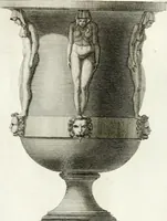 An illustration from Manuale di varj ornamenti componenti la serie de' vasj antichi : si' di marmo che di bronzo esistenti in Roma e fuori (1821)