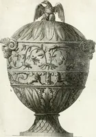 An illustration from Manuale di varj ornamenti componenti la serie de' vasj antichi : si' di marmo che di bronzo esistenti in Roma e fuori (1821)