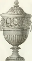 An illustration from Manuale di varj ornamenti componenti la serie de' vasj antichi : si' di marmo che di bronzo esistenti in Roma e fuori (1821)