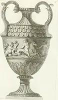 An illustration from Manuale di varj ornamenti componenti la serie de' vasj antichi : si' di marmo che di bronzo esistenti in Roma e fuori (1821)