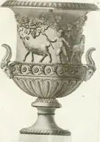 An illustration from Manuale di varj ornamenti componenti la serie de' vasj antichi : si' di marmo che di bronzo esistenti in Roma e fuori (1821)