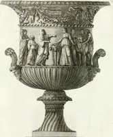 An illustration from Manuale di varj ornamenti componenti la serie de' vasj antichi : si' di marmo che di bronzo esistenti in Roma e fuori (1821)
