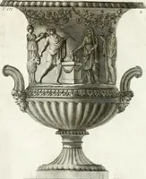 Picture 61 of 74 from Manuale di varj ornamenti componenti la serie de' vasj antichi : si' di marmo che di bronzo esistenti in Roma e fuori (1821), leaf 134